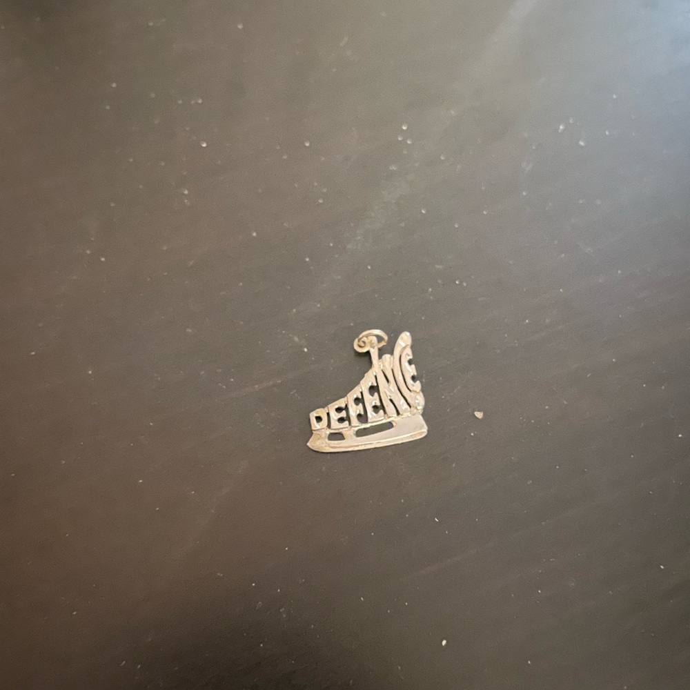 Sterling silver Skate Charm